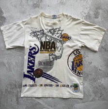 Vintage Los Angeles lakers salem sportswear shirt AOP large made in USA