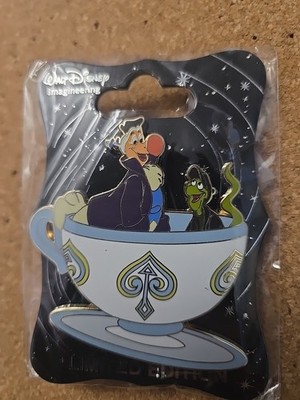 Authentic D23 WDI Alice in Wonderland Teacup Pin LE300 Dodo Bird Bill The Lizard