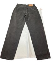 Levi’s 550 Black Relaxed Fit Tapered Leg Jeans Women’s Size 11 M, USA Made 90s