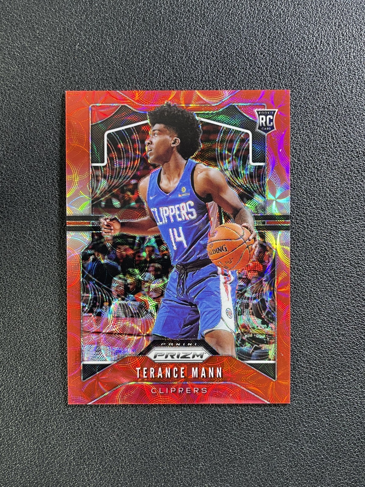 2019-20 Panini Prizm Terance Mann Rookie Red Scope #09/88 No.296