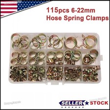 115x Hose Spring Clamps 6mm-22mm Fastener Fuel Water Line Pipe Air Tube Clips 115x Hose Spring Clamps 6mm-22mm Fastener Fuel Water Line Pipe Air Tube Clips