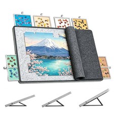 Tragbarer Puzzletisch faltbar mit rutschfeste...