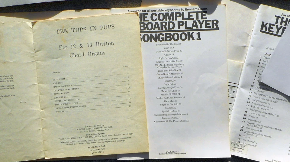 10 Books - Keyboard: Disney Strauss Complete Keyboard - All unwritten & Clean - Image 2 of 4