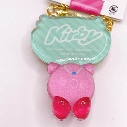 Kirby Clear Keychain Charm Puffer Fish 2 Yamaguchi Local Nintendo Japan F/S - Picture 8 of 9