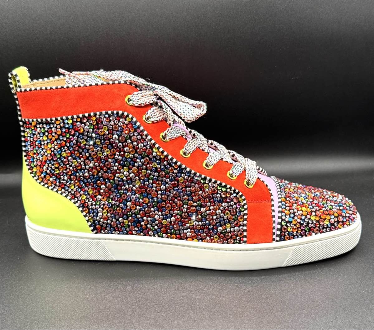 Christian Louboutin Louis Strass Multicolor Crystal High Tops image 6