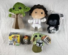 Star Wars Plush Lot, Yoda, Darth Vader Plush  R2D2 Figure Toy Lot