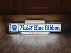 Pabst Blue Ribbon PBR Vintage Lighted Sign Cold Beer Bar Cave 36" X 11x 4" Ad 🍺