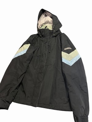 Columbia Convert Jacket Women Large Black BASE TRX Waterproof Ski Snowboard Snow