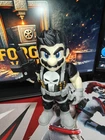 Marvel Punisher Mario Collectible Vinyl Figure Black Gray White Comic Book Theme