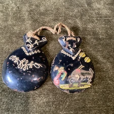 Vintage Black Spanish Castanets