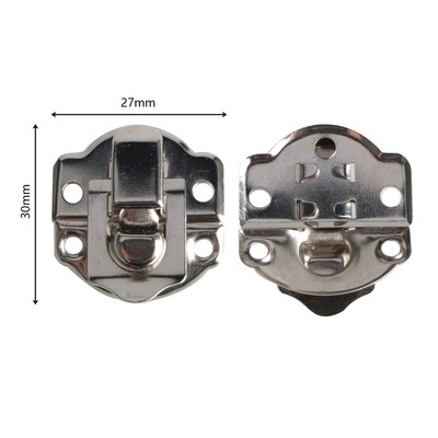 4 Stück Mini Koffer Box Postfach Truhe Schloss Toggle Catch Latch Clasp Hasps
