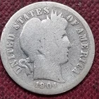 1904 S Barber Dime 10c Circulated San Francisco  #99521