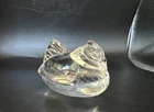 Steuben Glass Hen Hand Cooler Sitting Figurine Mint! 3”