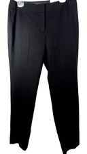 Liz Claiborne Career Pants 10 Jet Black Kylie City Smil Leg New With Tag P62