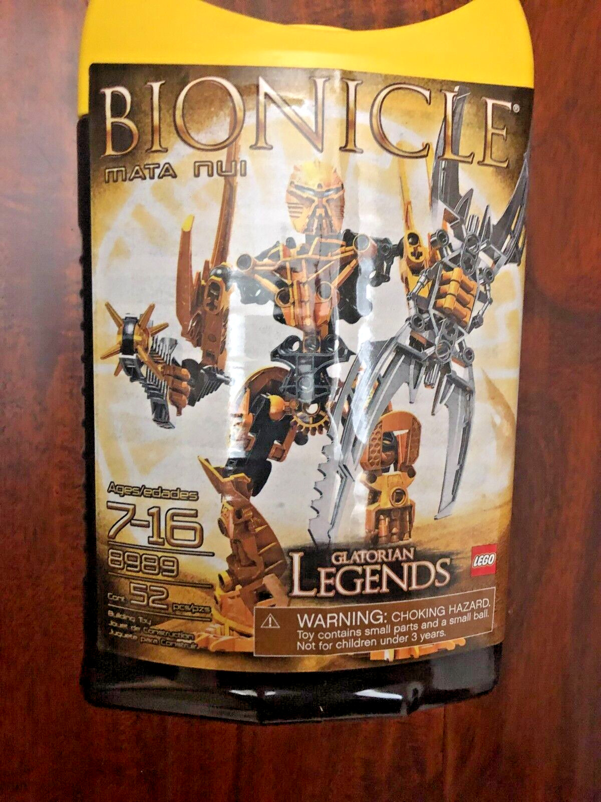 NEW LEGO BIONICLE Glatorian Legends Mata Nui 8989 New Factory Sealed