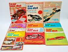 10pc 1960s 1970s CAR MODEL Builders Slot Car Magazine How To Lot Hot Rods Contes
