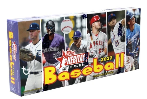 2022 TOPPS HERITAGE HIGH NUMBER BASEBALL HOBBY 12 BOX CASE BLOWOUT CARDS