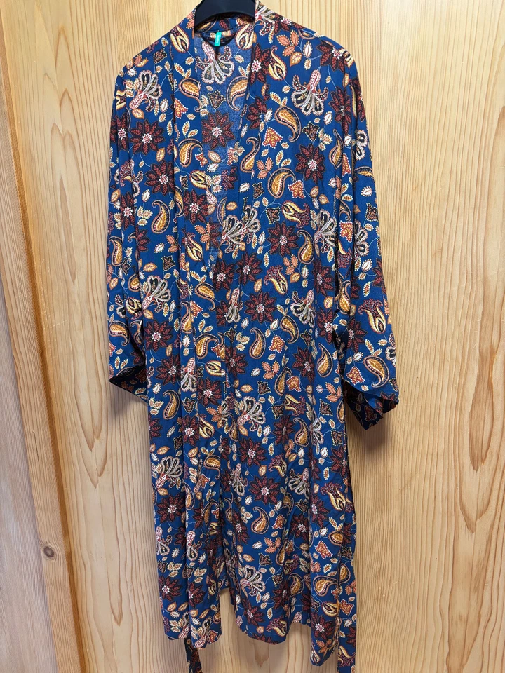 Palmers Bademantel, Morgenmantel dunkelblau Gr. M (40/42) sehr leicht, kurz ,Neu - Bild 2 von 4