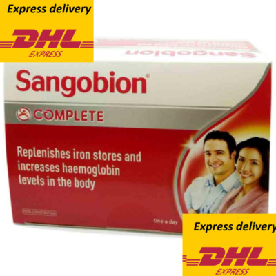 New Sangobion Iron Supplement & Help Increase Haemoglobin 100 Capsules -Fast DHL