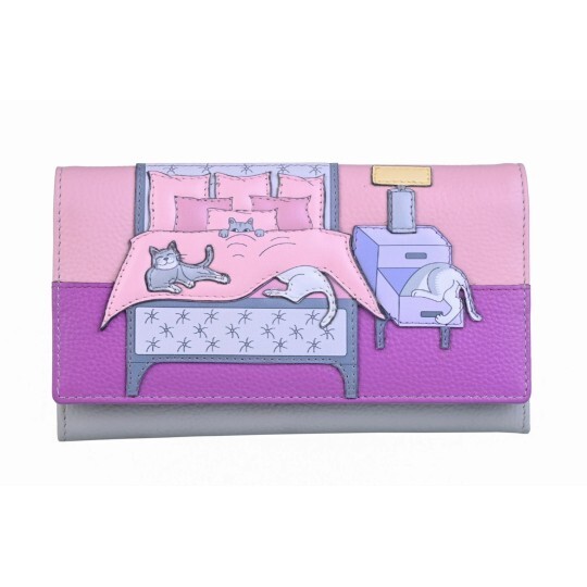 Mala Leather Cats Nap Matinee Purse - BNWT