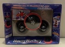 Hover Hockey Mini Air Hockey Set. Turbofan for Play on Any Smooth Surface. NEW