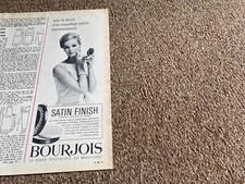 VBK35 1960'S FRENCH ADVERT 11X4 BOUJOIS PARIS SATIN FINISH