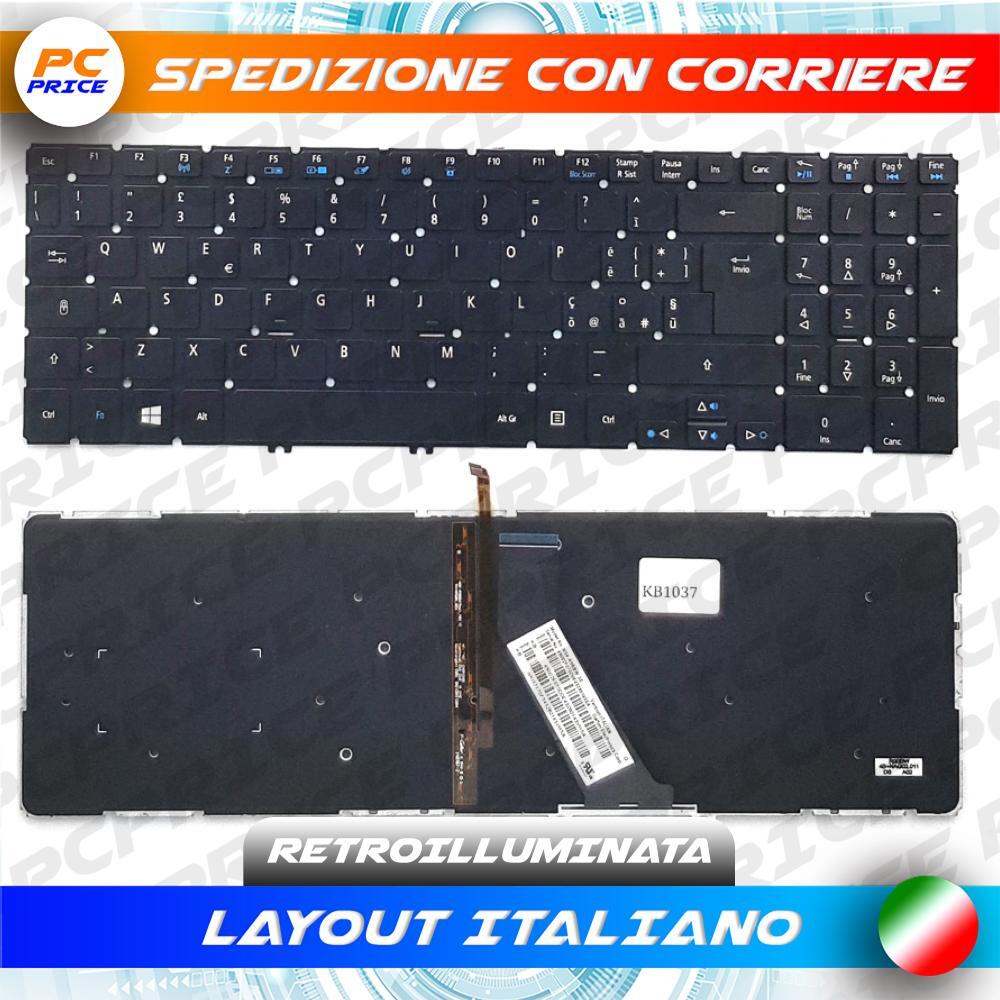 UP PARTS - Tastiera Notebook Italiana Per ACER MP-11f56i0-4424 - Foto 9