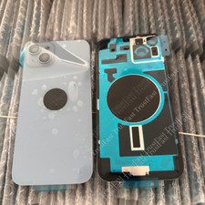 Back Glass Replacement For iPhone 14/Plus 15 Pro Max Big Cam Hole Rear Cover Lot