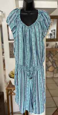 Faded Glory aqua Romper size 4X