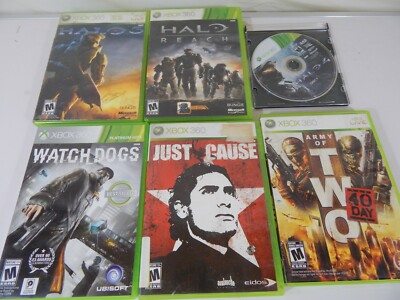 Lot De 6 Jeux Halo – Xbox Et Xbox 360 – Avec Boîtiers Et Notices