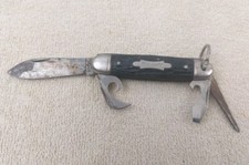 Vintage Kamp-King Camping 4-Blade Pocket Knife Made in USA