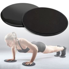 2pcs Core Exercise Sliders | Smooth Gliders Dual-Sided | Ab Glider Workout Discs