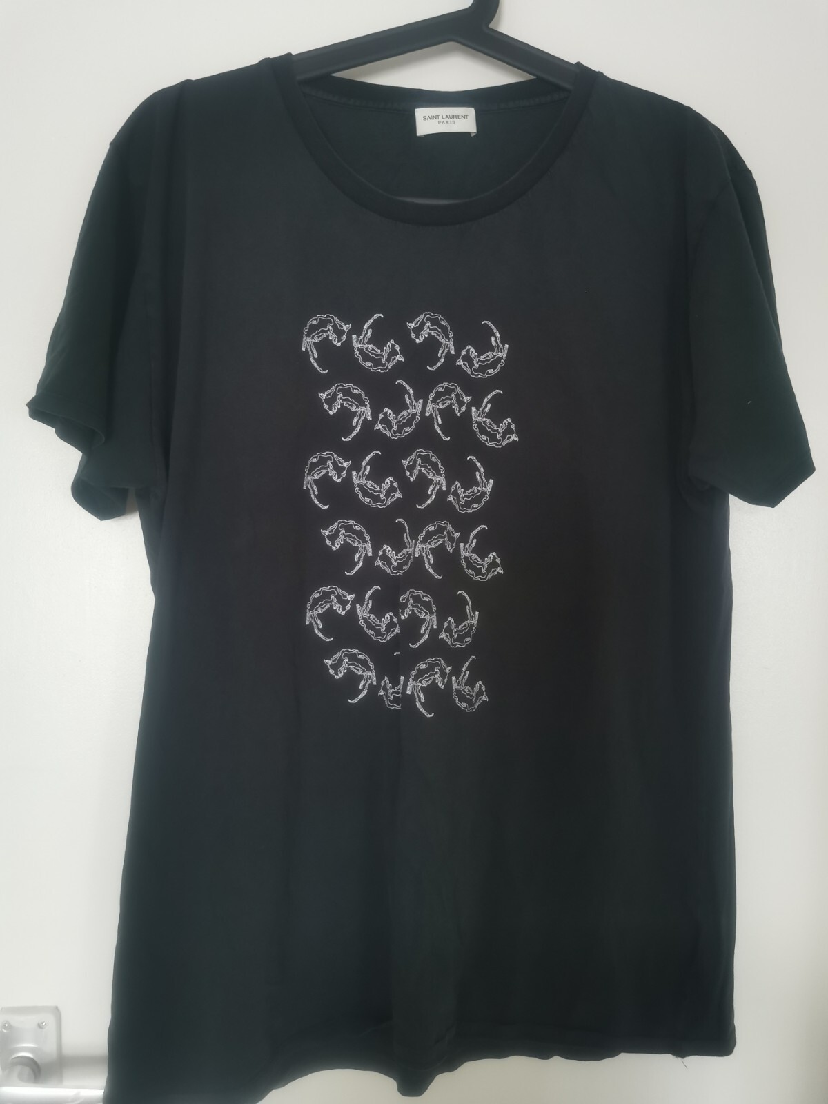 Maglietta embrione Saint Laurent Paris
