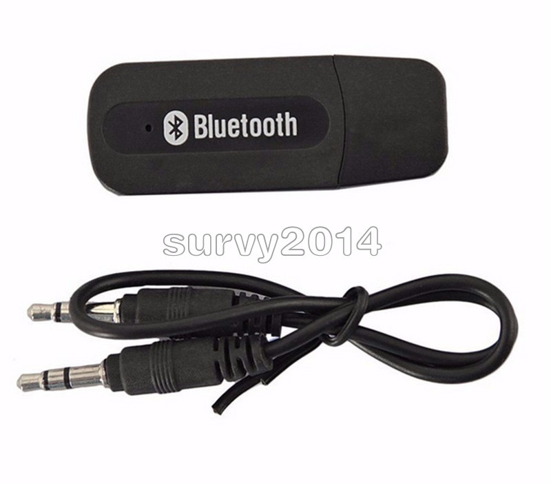 Bluetooth 3.0 Wireless 3.5mm Mono Audio Music Receiver Car AUX