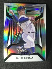 2023 Leaf Metal Baseball Base Silver Prism #31 Sandy Koufax 69/189 LA DODGERS
