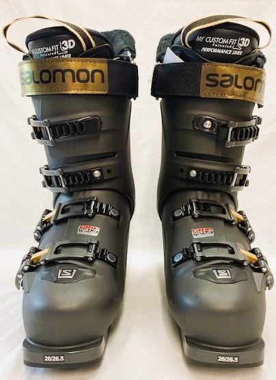 Salomon Stivali da sci da neve donna S Max 90 GW Belluga rame metallizzato taglia 26 26 5 NUOVI