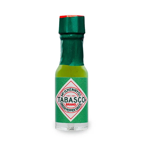 Tabasco Green Hot Sauce Miniature 3.75ml 1 8 Ounce Real Glass Mini