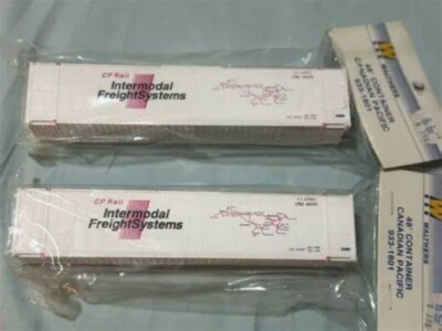 Walthers HO CP Rail 48' Hi-Cube Smooth Side Container 933-1801 New Orig Package