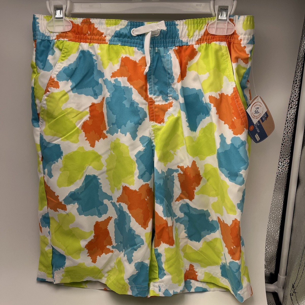 Lily & Dan Boy's Size L Colorful Swim Trunks NWT | eBay