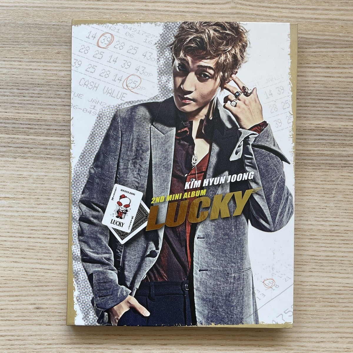 KIM HYUN JOONG 김현중 LUCKY 2nd Mini Album CD + Photo Booklet