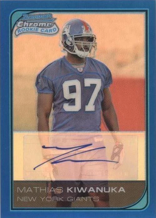 Blue Refractor Rookie Autographs