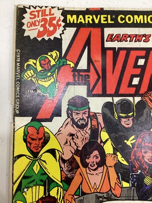 1979 MARVEL COMICS - THE AVENGERS - 181 - 1ST SCOTT LANG - SHOOTER
