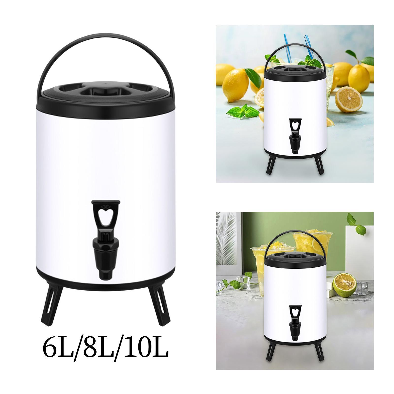 Isolierte Teefass mit Wasserhahn für Töpfe für Eventstände,