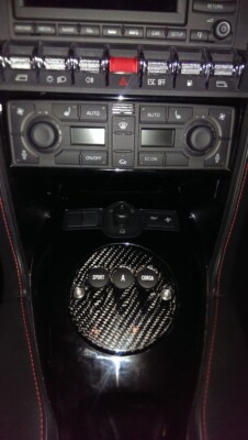 Fit Lamborghini Gallardo 04-14 Carbon Fiber E-Gear Plate Cover E Gear Cover