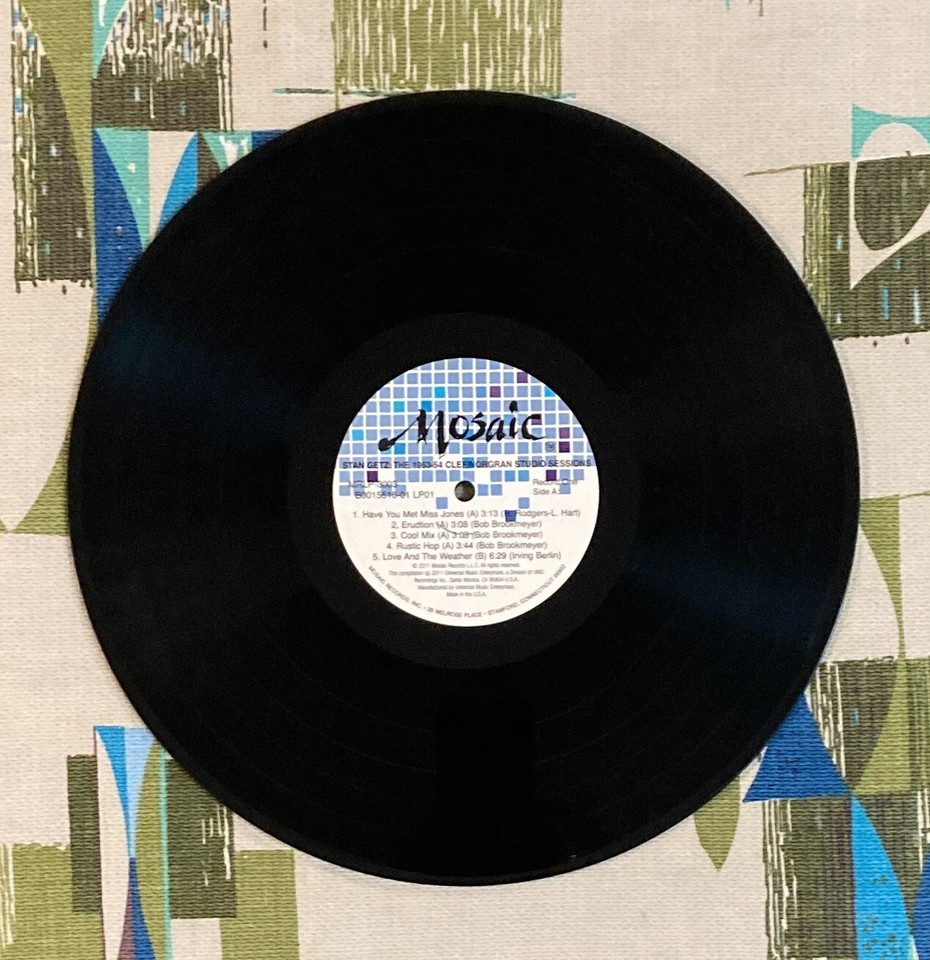 Stan Getz 4 LP The 1953-54 Clef / Norgran Studio Sessions Mosaic Box M ...