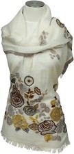 Scarf embroidered floral summer summer scarf embroidered lightweight