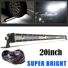 20 pulgadas Barra de luz uces LED combo de flujo puntual Combo Offroad Wire