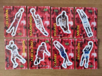 1997 UPPER D-E-C-K Basketball Sticker Figure Lot 8