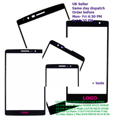 LCD Vorderseite Außen Glas Touchscreen für LG G4 G4C Stylus Spirit Magna Zero Xpower