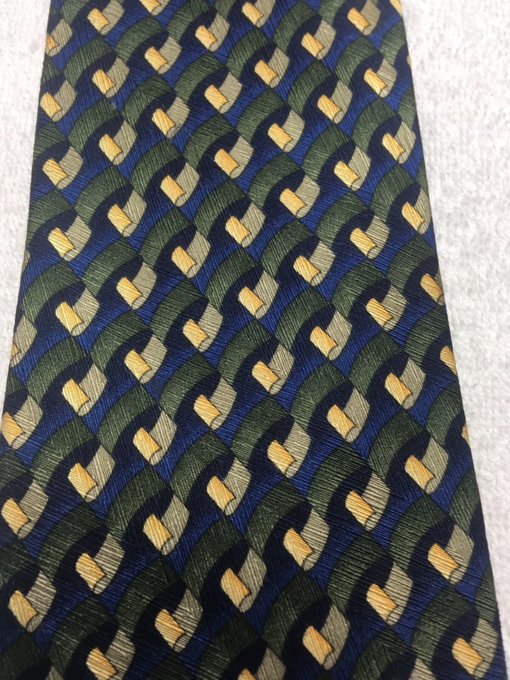 CORBATA HOMBRE HOY VERDE AZUL ORO 3,75 X 59 Foto 3 de 4